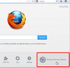 Firefox Tip – Restore Previous Session | The Den