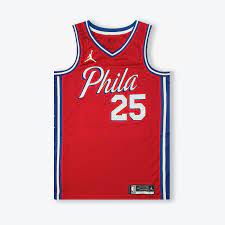 Philadelphia 76ers jerseys and uniforms at the official online store of the 76ers. Ben Simmons Philadelphia 76ers Statement Edition Swingman Jersey Red Throwback