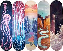 Slowwave Skateboard Art Design Skateboard Deck Art Painted Skateboard