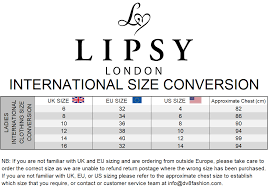 Size Guide For Lipsy Dresses Next