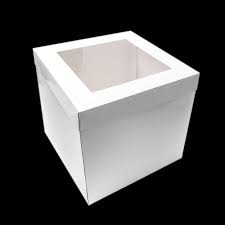 White cake box with window 10 x 10 x 4 full details. 14 Inch High Cake Boxes Bake Group