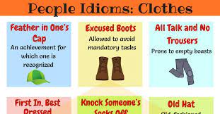 Clothes Idioms 18 Useful Clothes Fashion Idioms 7esl