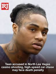 After the shooting, police said the teen fled in a high-speed chase,  stealing three cars and hitting two pedestrians as he tried to escape. READ  MORE: lvrj.com/post/3383809