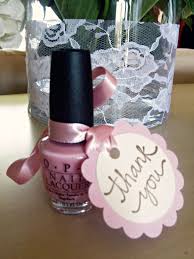 nail polish for baby shower favor