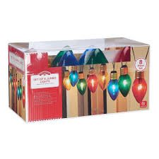 We researched the best outdoor christmas lights to help make your home merry and bright. Holiday Time Multicolor Jumbo Christmas Lights 8 8 Count Green Wire Walmart Com Walmart Com