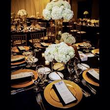 Black And Gold Wedding Tablescape The Coordinated Bride Thecoordinatedbride Instagra Gold Wedding Decorations Gold Wedding Centerpieces Wedding Centerpieces
