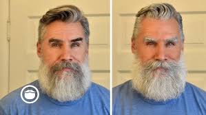 How to brighten and whiten gray, silver, and white beards and hair