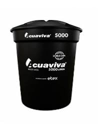 TANQUE ACUAVIVA 5000 LTS. NEGRO COLOMBIT