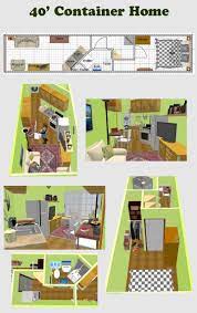 A Very Space Efficient Floor Plan For A Container Home Container Tiny House Tiny Container House Shipping Container Home Designs Tiny Container House