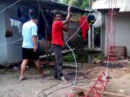 Syarat pasang indihome hanyalah ktp (asli) saja. Pemasangan Tower Triangle Di Tirto Paremono Borobudur Magelang 6 Stik By Cell Wifi Dan Rent