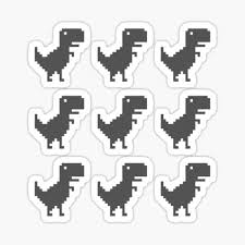 This pattern is well detailed with pictorial and written instructions as to how to make this sweater. Google Dino Game Stickers Redbubble