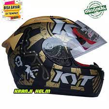 ° gaming ° tutorial ° challange ° vloging jangan lupa untuk : Helm Kyt Rc7 Helm Kyt Rc7 17 Black Doft Gold Original Terlaris Lazada Indonesia