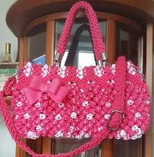 Apa saja alat dan bahan yang kita perlukan? Hirdes Tas Tali Kur Harfa Macrame Home Facebook
