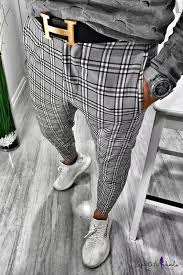 Black And Yellow Plaid Pants Mens I Like This Do You Think I Should Buy It Mens Plaid Pants Pants Outfit Men Black And White Pants