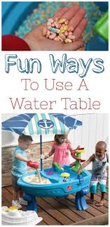 Multiple Ways To Use A Water Table For Kids They Aren T Just For Water Play Kids Water Table Water Table Toddler Water Table
