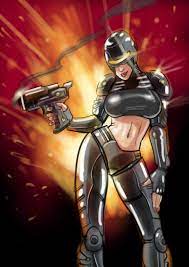 Psicoero (Elías Riera) :: psicoero :: Sci-Fi :: арт барышня (арт девушка,  art барышня) :: красивые картинки :: Sci-Fi :: art girl :: beauty ::  Robocop female :: Robocop female :: art ::