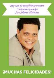 Hoy 15 de Diciembre está de cumpleaños nuestro locutor José Alberto  Martínez, te deseamos muchas felicidades.