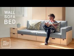 How To Make A Sofa For The Wall Sofa Bed System Tiny Apartment Build Ep 6 Youtube Diy Sofa Bed How To Make Sofa Bed Sofa Come Bed