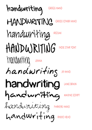Some are contemporary, others traditional; Cursive Handwriting Style Font Novocom Top