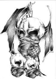 Outline evil clown tattoo design. Skulls Tattoo Gas Mask Art Gas Mask Drawing Gas Mask