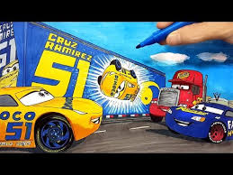 For the quack pack character, see gil. How To Draw Cars 3 Mack Hauler With Dinoco Cruz Container Coloring Pages Kids Drawing Tim Tim Tv