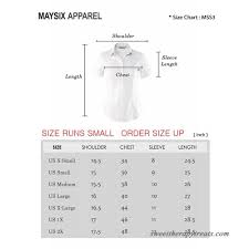 Maysix Apparel Short Sleeve Stretchy Button Down Collar