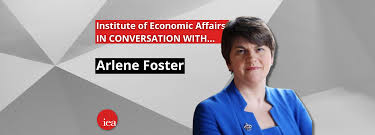 Dup leader arlene foster attends gaelic football final. In Conversation With Arlene Foster Institute Of Economic Affairs