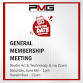 PMG General Membership Meeting
