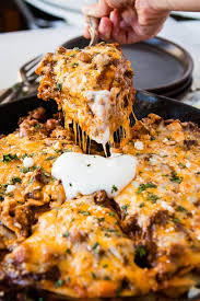 One Skillet Ground Beef Enchilada Casserole Recipe Oh Sweet Basil Recipe Enchilada Casserole Enchilada Casserole Beef Skillet Enchiladas