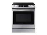 6.3 cu.ft. Single Oven Slide-In Electric Range with Self-Cleaning True Convection Oven and Air Fry in Stainless Steel NE63T8711SS Samsung