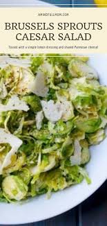 Brussels Sprouts Caesar Salad In 2020 Vegetarian Recipes Healthy Vegetarian Recipes Easy Veggie Recipes Healthy
