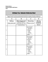 behavior modification chart