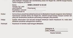 Sk kepala sekolah oleh ketua yayasan. Contoh Sk Pengangkatan Guru Honorer Sekolah Guru Tidak Tetap Gtt Format Word Dadang Jsn