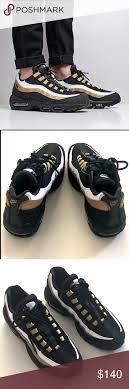 Air Max 95 Og Black Gold M7 Wmn8 5 Nike Air Max 95 Og Mens Size 7 Women 8 5 Black Metallic Gold White At2865 002 C Air Max 95 Black Nikes Nike Air Max 95