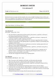 Your dream job awaits, make your move. Car Salesman Resume Samples Qwikresume