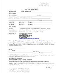 A construction bid is a document that a developer submits to a potential customer detailing the estimated cost, scope, and work schedule of a building project in an effort to win the contract against competing developers. 11 Construction Bid Form Examples Pdf Examples