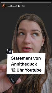 Annitheduck Statement um 12 Uhr