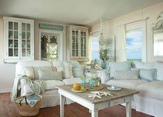 Shabby Chic Beach Coastal Cottage I Think I Might Want To Do Two Couches In Our Livin Coastal Decorating Living Room Coastal Living Rooms Cottage Living Rooms