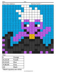Choose your favorite coloring page and color it in bright colors. Ursula Adding With Tens Coloring Squared
