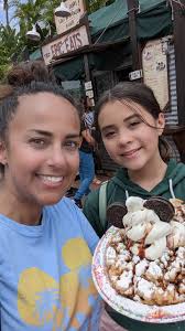 Funnel cake with soft serve at Epic Eats