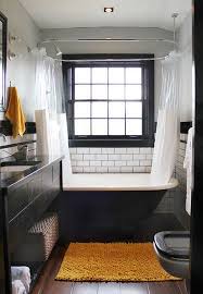 Halloween Hues Black And Orange Interiors Masculine Bathroom Decor Bathroom Interior Design Masculine Bathroom
