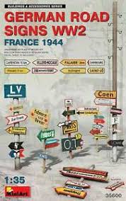 See more ideas about diorama, military diorama, military modelling. Miniart German Road Signs Ww2 France 1944 Bausatz 1 35 Model Kit 35600 Diorama Ebay