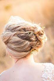 Blush And Green Rustic Outdoor Farm Wedding Bridal Hair Wedding Hair And Makeup Wedding Hairstyles