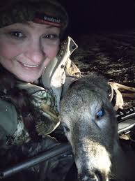 Happy to be out in the woods with meat