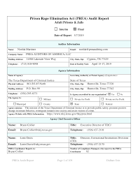 PREA Audit Report Dalhart Unit April 17, 2019, 04-17-2019, 2019-04-17