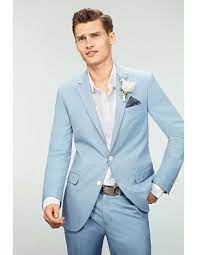 First you need to determine the temperature of your color type. Sky Baby Blue Powder Blue 2 Button Suit