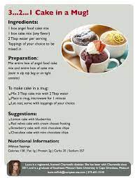 Pin By Chartwells Southeast Missour On Catering Mug Recipes Angel Food Cake Mix Recipes Cake Mix Recipes