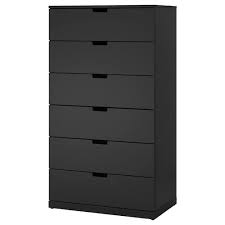 Nordli Commode 6 Tiroirs Anthracite 120x99 Cm Ikea Chest Of Drawers Headboard Storage Ikea Nordli
