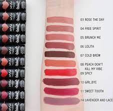 Surprisingly durable, lightweight and delightfully. Nyx Professional Makeup Suede Matte Lipstick Free Spirit Matte