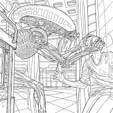 Aliens predator xenomorph coloring pages. Download Four Exclusive Alien Coloring Book Pages Bloody Disgusting